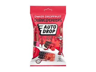 Autodrop Dwaze Dropfruit Dubbeldekkers Zak 85 Gram - 1