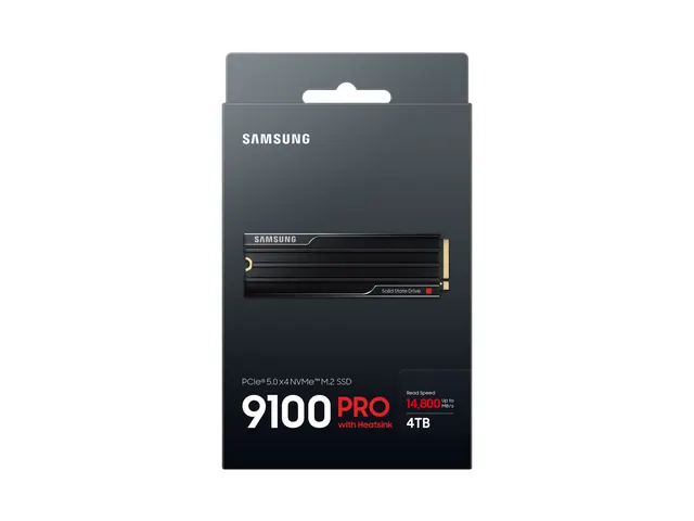 SSD Interne 9100 PRO PCIe 5.0x4 4 To avec dissipateur