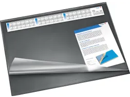 Läufer Synthos onderlegger met folie en kalender 52x65cm, zwart