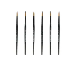 Penseel Kangaro Serie 340 rond Nr. 10 synthetisch doos 6 stuks