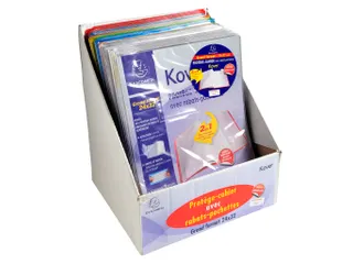 Schriftomslagen Kover transparant 24x32cm ass - 10