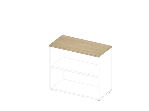 kantoorstelling,HxBxD 815x900x450mm,1xhouten vloer,2ordnerhoogtes