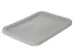 oplegdeksel,PE,v. Rechthoekige bak inhoud 227l,BxD 902x660mm,grijs