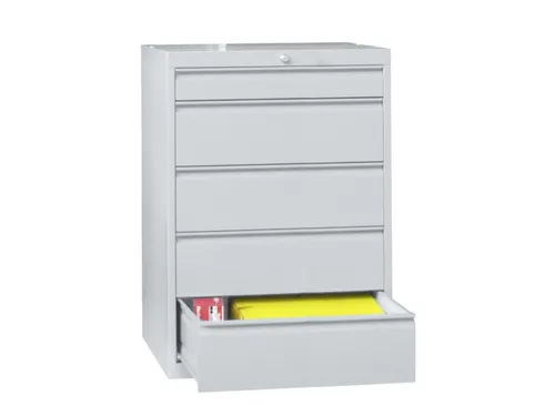 ladekast HxBxD 1000x1023x600mm 5laden slot RAL7035 front RAL6011