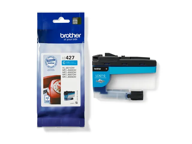 Inktcartridge Brother LC-427C blauw