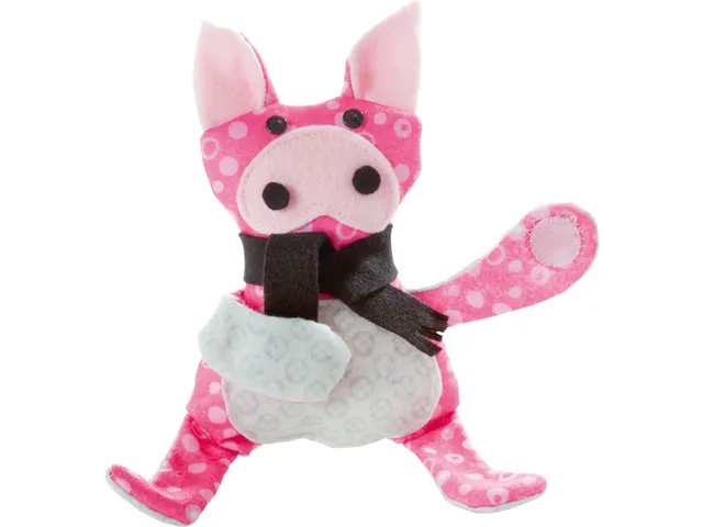 Klittenband Folia rond 2cm 15 stuks zwart 15 stuks wit