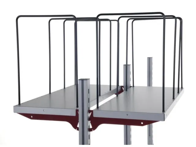 compartiments p. table d'emballage HxP 400x300mm acier noir