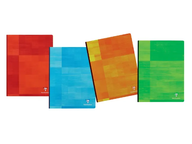 Notitieboek Clairefontaine 90x140mm lijn assorti