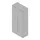Kantoorkast Romp Aluminium Front Grijs bxdxh 900x450x2000mm