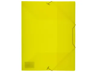 Elastomap Kangaro A4 PP transparant geel - 1