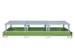 bac de rétention,p. 3xIBC,vol. rétention 1000l,HxlxP 780x3850x1460mm