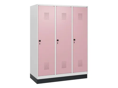 schoollocker,HxBxD 1630x1200x500mm,3vak,vak B 400mm,draaigrendel
