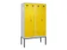 locker voor scheiding van kleding,HxBxD 2120x1200x500mm,4vak