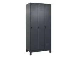 locker voor scheiding van kleding,HxBxD 1950x900x500mm,3vak