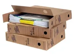 OUTLET Archiefdoos Loeff 4550 320x240x60mm Bruin