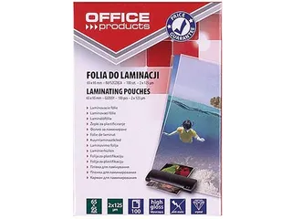 Lamineerhoes 65x95 mm 2x125 Micron Pak à 100 stuks - 1