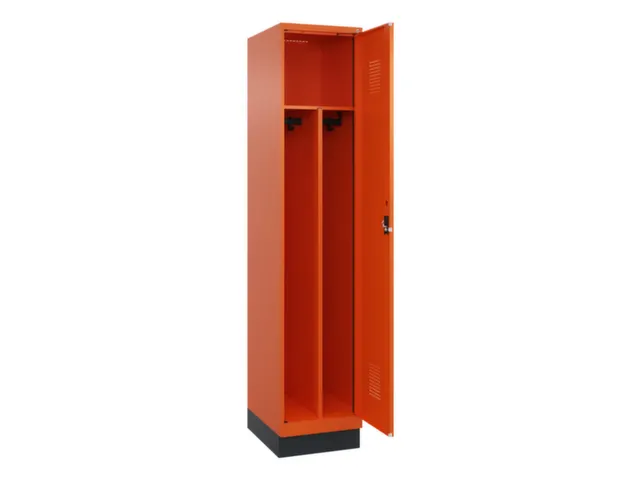 locker voor scheiding van kleding,HxBxD 1950x400x500mm,1vak