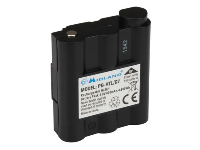 Reservebatterij Ni-MH 800mA Voor ALN004 & ALN020 (Midland G7)