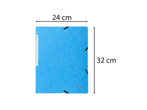 Elastomap glanskarto n 400 z/ klep turkoo