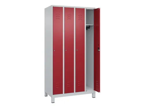 locker,HxBxD 1950x1000x500mm,4vak,vak B 250mm,cil.-slot,voeten