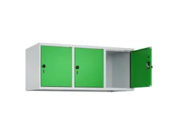opzetkast,v. locker,3vak.,vak B 400mm,HxBxD 500x1200x500mm