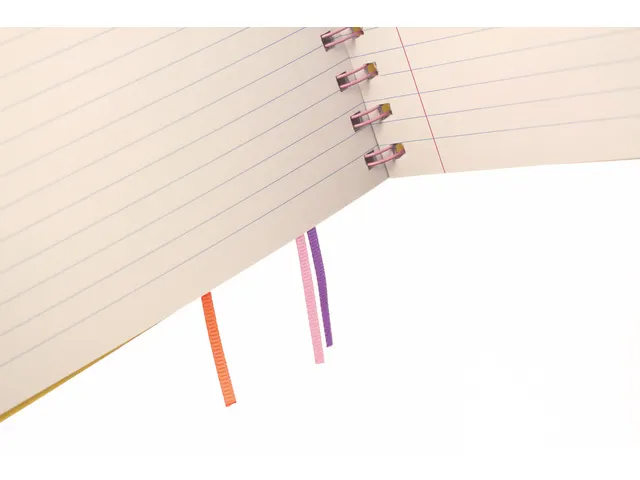 Carnet spiralé Beach Happy A5 ligné papier coloré. 2pces 70gramme 1