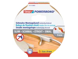 Plaktape Tesa Powerbond Slim Montage 9mmx5m 2z