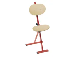 Stahulp H 550-900mm Zithoogteverstelling Zitting Onderstel Beuken/Rood