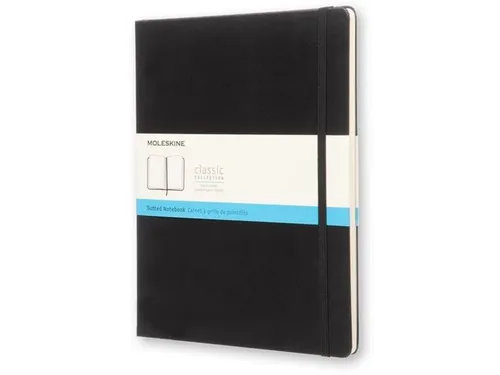 Notitieboek Moleskine XL 190x250mm dots hard cover zwart