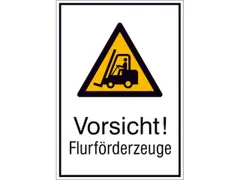 waarschuwings-combibord,v. binnen/buiten,Pas op! Vorkheftrucks