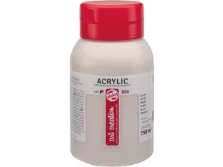 Art Creation acrylverf flacon van 750 ml, zilver - 2