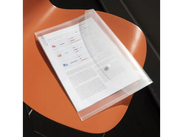 documentenmappen A4+ transparant 10 stuks