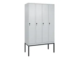 locker,HxBxD 2120x1200x500mm,4vak,vak B 300mm,draaigrendel