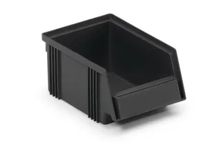 ESD-zichtbak,HxBxD 75x105x165mm,PP,zwart - 1