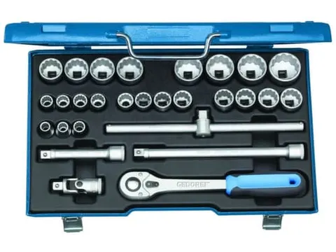 GEDORE D 19 VMU-10 Jeu de clés à douilles 1/2 28pièces UD 10-36mm