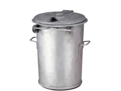 Staalverzinkte Afvalbak 90 Liter