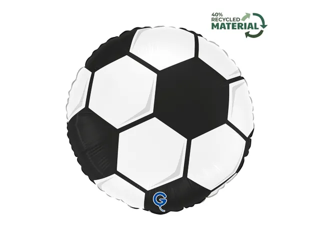 Folieballon voetbal 45cm
