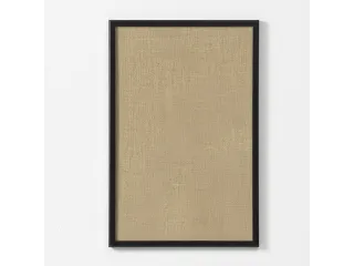 Prikbord Naga 60 x 40 cm Jute met Zwarte omlijsting - 1