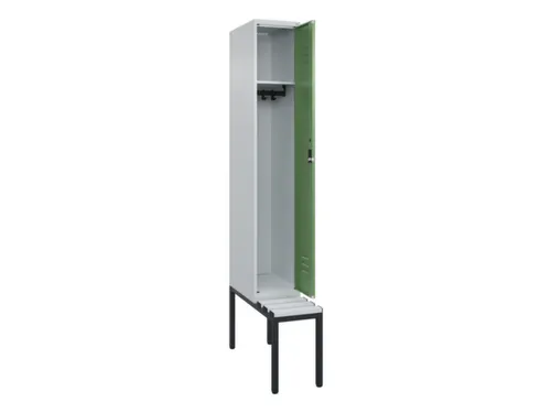 locker met bank,HxBxD 2120x300x815mm,1vak,vak B 300mm,cil.-slot