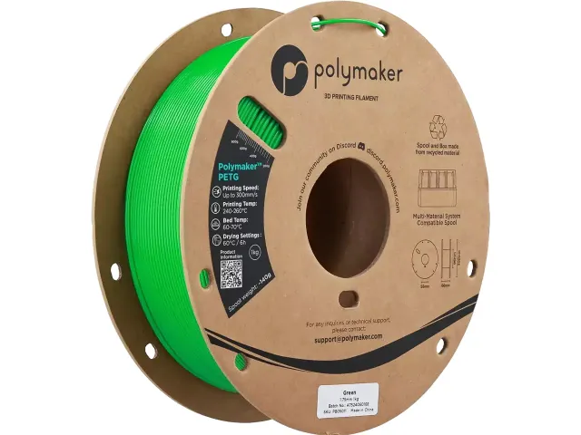 PETG 1,75mm GREEN 1kg