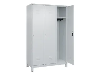 locker,HxBxD 1950x1200x500mm,3vak,vak B 400mm,cil.-slot,voeten - 2