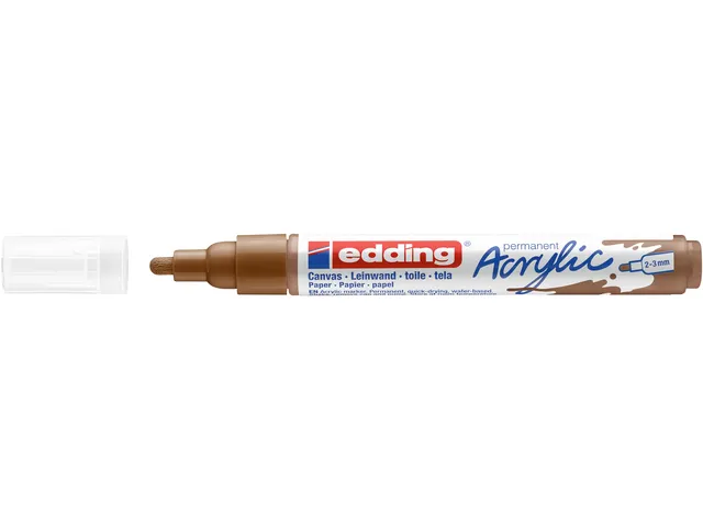 Acrylmarker edding e-5100 medium hazelnoot