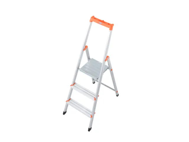 Escabeau Léger Aluminium Articulations Plastiques Plateforme Lxp 25x2