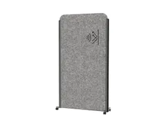 MAULcocoon scheidingswand akoestisch 100x180cm grijs mobiel Frame Antr