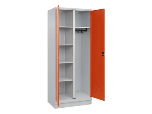 wasgoedverdeelkast,HxBxD 1950x800x500mm,vak B 400mm,cilinderslot