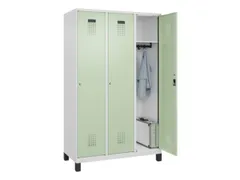 locker,HxBxD 1950x1200x500mm,3vak,vak B 400mm,cil.-slot,voeten