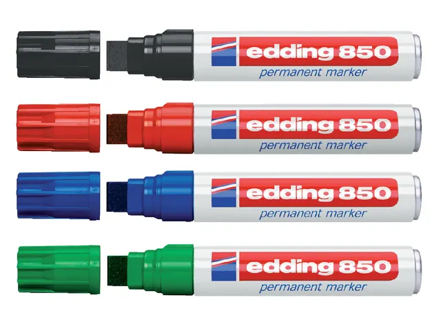 Marqueur Edding 850 Pointe Carrée 5-16mm Noir