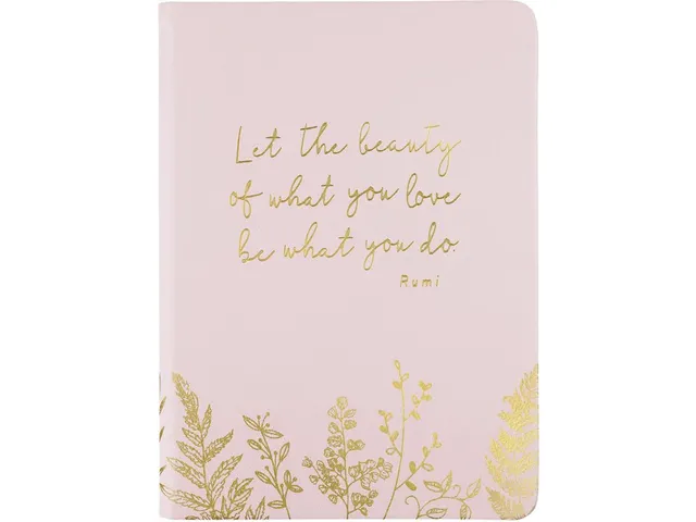 Notitieboek Èccolo Essential Blush Rumi lijn ca.13x18cm 80gr. 256pag.