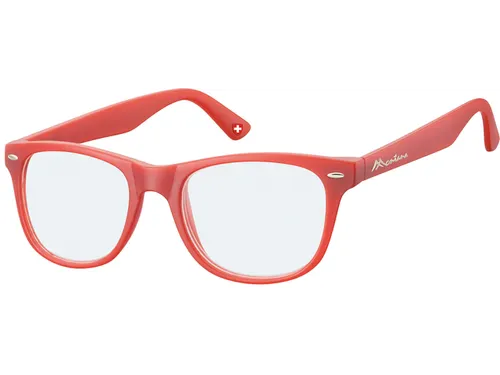 Leesbril Montana +3.00 dtp blue light filter rood