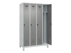 locker voor scheiding van kleding,HxBxD 1950x1200x500mm,4vak